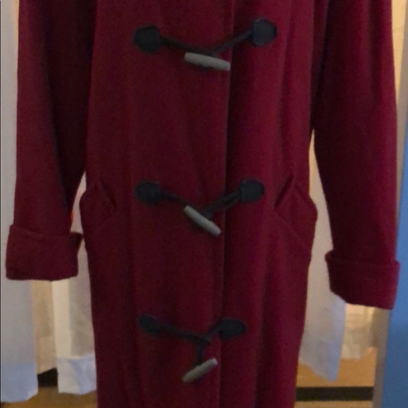 J. G. Hook Jackets & Coats Jg Hook Red Duffle Coat Poshmark